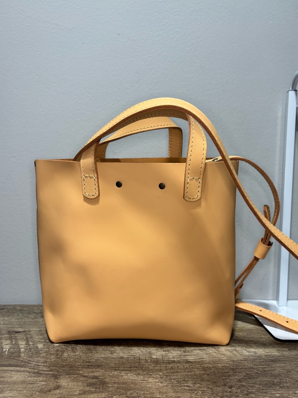 Portland Leather Goods Mini Crossbody Tote - Picture 7 of 16